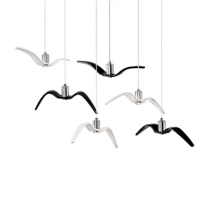 NEW Modern minimalist restaurant gulls Pendant Lights LED creative personality pendant Lamp bedroom AC110-240V 2024 - buy cheap