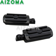 Reposapiés de montaje para motocicleta, apoyapiés para moto Harley Dyna Low Rider, ancho, FXD, Fornt, 1 par 2024 - compra barato