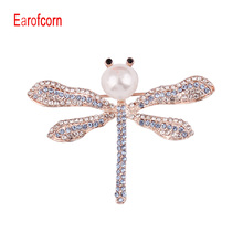 Earofcorn-broches de libélulas de moda, broche de Material de aleación, buen regalo, novedad 2024 - compra barato