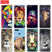 Silicone Cover Phone Case For Huawei Honor 7A PRO 7C Y5 Y6 Y7 Y9 2017 2018 Prime case The king of beasts lion 2024 - buy cheap