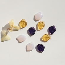 12*15MM 30Pcs Mix Colors Peony Petal Czech Crystal Glass Bead Jewellery Charms Jewelry Loose Beads 2024 - buy cheap