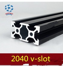 2040 aluminum extrusion profile european standard 2040 v-slot white or black length 600mm aluminum profile workbench 1pcs 2024 - buy cheap