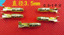 3.5mm Crimp Terminal Female Spade Connector +Male Spade Connector 2024 - buy cheap