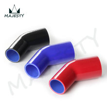 2.5" to 2.75" 64mm - 70mm Silicone 45 Degree Elbow Reducer Pipe Hose 2024 - buy cheap