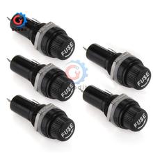 5 pcs AC 250V 15A Electrical Insurance Tube Panel Mounted 5x20mm Fuse Holder For Radio Auto Stereo 2024 - buy cheap