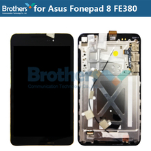 Планшет сенсорный экран для Asus Fonepad 8 FE380 ЖК-экран ЖК-дисплей с рамкой FE380CG FE380CXG K016 ME380 Сенсорная панель дигитайзер 2024 - купить недорого