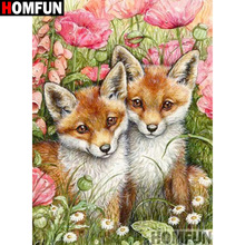 HOMFUN Full Square/Round Drill 5D DIY Diamond Painting "Animal squirrel" Embroidery Cross Stitch 3D Home Decor Gift A12181 2024 - buy cheap