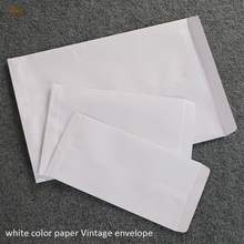 2021 Postcard 100pcs In/ 32x23cm Blank Vertical Envelope Gift Mailer For Cash/seed/ Kraft Paper /white Color 120gsm Vintage 2024 - buy cheap
