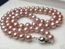 Collar de perlas cultivadas en agua dulce, 8-9mm, Natural, púrpura, gran oferta 2024 - compra barato
