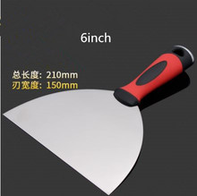 6pcs stainless steel Putty Knife Scraper Blade 1" 2"  3" 4" 5"6" Plastic Handle Construction Tool Plastering Knife Hand tools 2024 - buy cheap
