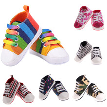 Fashion Baby Girls Shoes Canvas Sports Sneakers Footwear for Newborns Toddlers Soft Anti-slip Shoes 2024 - buy cheap
