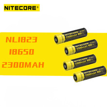 4 Uds Nitecore NL1823 18650 batería 2300mAh 3,7 V 8.5Wh batería recargable li-on de alta calidad con protección para linterna antorcha 2024 - compra barato