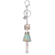 2019 New Designer Doll Keychains Alloy Metal Silver Key Ring & Key Chain Summer Jewelry Free Shipping for Women Christmas Gift 2024 - buy cheap