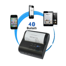 IOS and Android portable 80mm bill bluetooth thermal receipt printer with battery for police outdoor mobile printer 2024 - купить недорого
