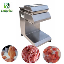 Fatiador de carne fresca de aço inoxidável, máquina de corte de carne fresca de alta eficiência 2024 - compre barato