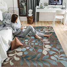 Nordic style leaves larege carpet living room bedroom area rugs bed bedside parlor soft sofa kitchen door mat hallway customized 2024 - compre barato