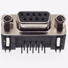 10pcs DR9 female socket RS232 Connector 90-degree bent needle DB9 female PCB Mount 2024 - buy cheap