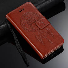Кожаный чехол-бумажник с отделением для карт для Huawei Honor 7X 7A Pro 7C 7S Y5 Prime Y6 Y7 Y9 2018 Y3 II P9 Lite P30 Fundas Cover C83Z 2024 - купить недорого