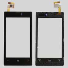 Сенсорный экран для Nokia Lumia 520 525 Сенсорная панель дигитайзер Датчик 4,0 ''ЖК-дисплей Переднее стекло объектив для телефона запасные части 2024 - купить недорого