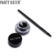 Party Queen Brand Matte Eye Liner Gel Waterproof Black Brown Eyeliner Cream Makeup Long Wear Eyeliner 3D Pen With Brush Make Up 2024 - buy cheap