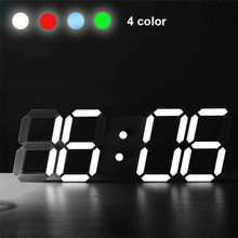 New Modern Digital LED Wall Clocks Table Desk Clock 1PC Night Wall Clock Alarm Clocks USB 24 or 12 Hour Display 30 2024 - buy cheap