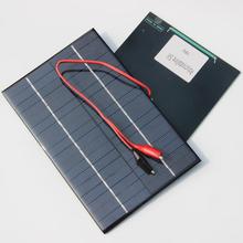 BUHESHUI 18V 4.2W Solar Panel Mini Solar Cell Solar Module DIY Solar System+Crocodile Clip 200*130*3MM 5pcs/lot New FreeShipping 2024 - buy cheap