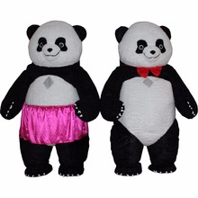 Panda Inflatable Costume Black Color For Advertising 2M TO 3M Tall Customize For Adult Suitable For 1.7m To 1.88m Mascot Costume 2024 - buy cheap