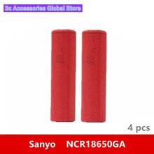 4 pcs 3.7V 18650 3500mah Original For Sanyo NCR18650GA 3.6V battery brand cell batteria for Toy  Torch Flashlight ect 2024 - buy cheap