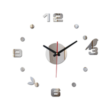 2019 new acrylic clock home decoration quartz watch wall  clocks mirror living room safe modern design large digital sticker 2024 - buy cheap