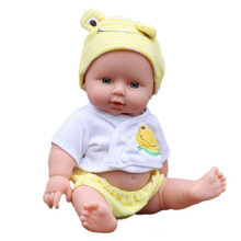 Мягкая виниловая Кукла-младенец, 30 см, силиконовая Реалистичная кукла-младенец, игрушка, имитация младенца, спящие спокойные куклы, подарок на день рождения для девочек 2024 - купить недорого