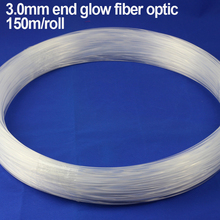 150m/roll High quality 3.0mm PMMA Plastic end glow Fiber Optic for Star Ceiling light decoration Free shipping 2024 - buy cheap