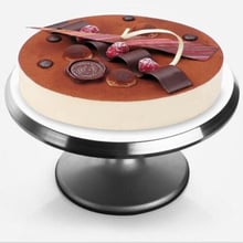 12-inch Cake Turntable Cake Decoration Stand aluminum alloy mounted cream cake mounted on the rotary table Baking tool 2024 - buy cheap