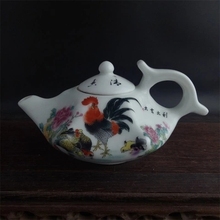 In The Republic Of China Ju Ren Tang Cultural Revolution Factory Porcelain Pastel Rooster And Octagonal Teapot 2024 - buy cheap