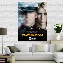 Novo estilo homeland personalizado seda lona 27x40cm 30x45cm poster diy o melhor presente para sala de crianças transporte da gota 2024 - compre barato