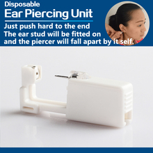 1 Units Disposable Safe Sterile Unit Ear Stud Nose Studs Piercing Gun Piercer Tool Machine Kit Stud Earring Body Jewelry 2024 - buy cheap