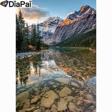 DIAPAI Full Drill Diamond Painting "beautiful scenery" DIY Picture Of Rhinestone 5D Diamond Embroidery Cross Stitch Decor A26239 2024 - buy cheap