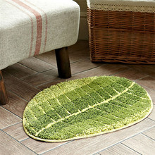 Green Leaves Bath mat memory carpet rugs toilet funny bathtub Room living room door stairs bathroom foot floor mats 2024 - buy cheap