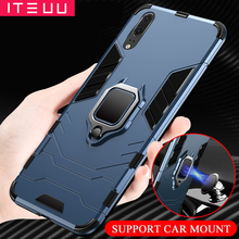 ITEUU P20 P20PRO P20LITE Anti-knock Finger Ring Kickstand Armor Case for Huawei P20 P20 PRO P20 Lite Cases Shockproof Back Cover 2024 - buy cheap