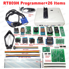Универсальное RT809H EMMC-программирование Nand FLASH + 26 элементов, адаптер для flash SOP8, не лучше, чем RT809F, бесплатная доставка 2024 - купить недорого