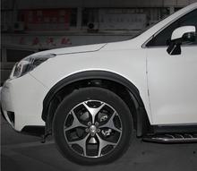 2013 2014 para subaru forester fender flares fender acabamento de plástico 2024 - compre barato