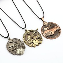 World of Tanks Pendant Necklace Calm Medal Pendant Medal of Raglan Jewelry Accessories 2024 - buy cheap