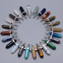 Collares y collares de piedra natural para la fabricación de joyas, venta al por mayor, 24 unids/lote 2024 - compra barato