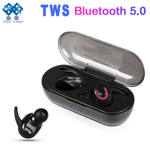 Você primeiro tws bluetooth fone de ouvido sem fio fones de ouvido bluetooth 5.0 estéreo com microfone caixa de carregamento para o telefone inteligente iphone 2024 - compre barato