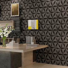 Papel de parede moderno com padrão geométrico, 3d, ktv, bar, café, sala de estar, decoração de casa, parede 2024 - compre barato