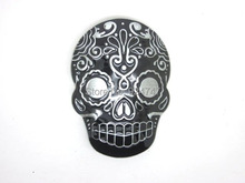 Black Mexican Katrina Skull Belt Buckle 2024 - buy cheap