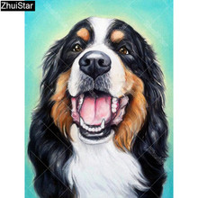 Zhui Star Full Square Drill 5D DIY Diamond Painting "dog" 3D Embroidery Cross Stitch Rhinestone Mosaic Decor 2024 - buy cheap
