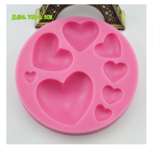 A variety of sizes heart shape Modelling fondant silicon mold chocolate cake decoration silicone mold chocolate mold 2024 - buy cheap