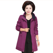 High Quality Fashion Women Windbreaker 2022 Spring New Windproof Windbreaker Long Sections Coats Plus Size Female Jacket 5XL 2024 - buy cheap