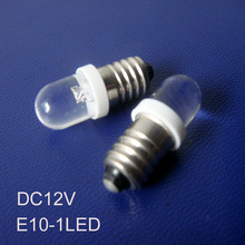High quality 12V E10 Led Bulb Lamp Light,E10 Led Warning Light,E10 Led Indicator Light,Led Pilot lamp free shipping 50pcs/lot 2024 - buy cheap