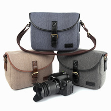 Ретро DSLR камера сумка через плечо для камеры Canon Nikon сумка Sony alpha Panasonic Fujifilm Olympus фото рюкзак чехол для объектива 2024 - купить недорого
